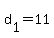 +d%5B1%5D+=+11+