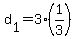 +d%5B1%5D+=+3%2A%281%2F3%29+