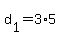 +d%5B1%5D+=+3%2A5+