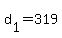 +d%5B1%5D+=+319+