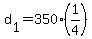 +d%5B1%5D+=+350%2A%281%2F4%29+