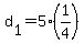+d%5B1%5D+=+5%2A%281%2F4%29+