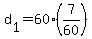 +d%5B1%5D+=+60%2A%287%2F60%29+