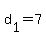 +d%5B1%5D+=+7+