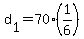 +d%5B1%5D+=+70%2A%281%2F6%29+