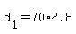 +d%5B1%5D+=+70%2A2.8+