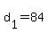 +d%5B1%5D+=+84+