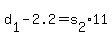 +d%5B1%5D+-+2.2+=+s%5B2%5D%2A11+