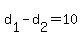 +d%5B1%5D+-+d%5B2%5D+=+10+