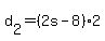 +d%5B2%5D+=+%28+2s+-+8+%29%2A2+