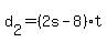 +d%5B2%5D+=+%282s+-+8+%29%2At+