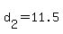 +d%5B2%5D+=+11.5+