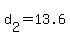 +d%5B2%5D+=+13.6+