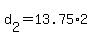 +d%5B2%5D+=+13.75%2A2+