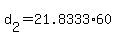 +d%5B2%5D+=+21.8333%2A60+