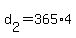 +d%5B2%5D+=+365%2A4+