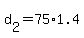 +d%5B2%5D+=+75%2A1.4+