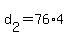 +d%5B2%5D+=+76%2A4+