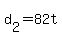 +d%5B2%5D+=+82t+