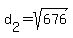 +d%5B2%5D+=+sqrt%28+676+%29+
