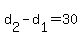 +d%5B2%5D+-+d%5B1%5D+=+30+