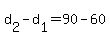 +d%5B2%5D+-+d%5B1%5D+=+90+-+60+