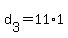 +d%5B3%5D+=+11%2A1+