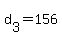 +d%5B3%5D+=+156+