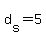 +d%5Bs%5D+=+5+