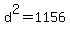 +d%5E2+=+1156+