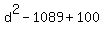 +d%5E2+-+1089+%2B+100+