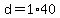 +d+=+1%2A40+