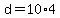 +d+=+10%2A4+