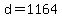 +d+=+1164+