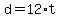 +d+=+12%2At+