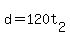 +d+=+120t%5B2%5D+