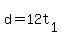 +d+=+12t%5B1%5D+