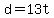 +d+=+13t+
