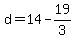 +d+=+14+-+19%2F3+