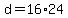 +d+=+16%2A24+