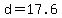 +d+=+17.6+