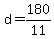 +d+=+180%2F11+