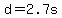 +d+=+2.7s+