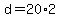 +d+=+20%2A2+
