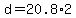 +d+=+20.8%2A2+
