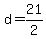 +d+=+21%2F2+