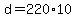 +d+=+220%2A10+
