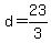 +d+=+23%2F3+
