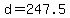 +d+=+247.5+