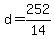 +d+=+252%2F14+